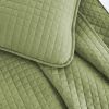 Full/Queen Lightweight Sage Ultra Soft 3-Piece Microfiber Quilt Set