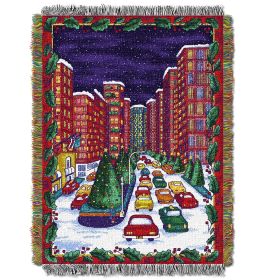 Holiday City Licensed Holiday 48"x 60" Woven Tapestry Throw