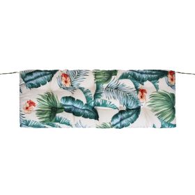 1Pc Bench Seat Cushion For Indoor Outdoor Furniture Water-Resistant Or Non-Water-Resistant Options 8CM Or 10CM 51.18 X 19.68IN For Garden Patio Balcon (Option: Waterproof 10CM Hawaii)
