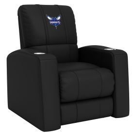 Relax Home Theater Recliner with Charlotte Hornets Primary (Material: Commercial Grade Synthetic Leather)
